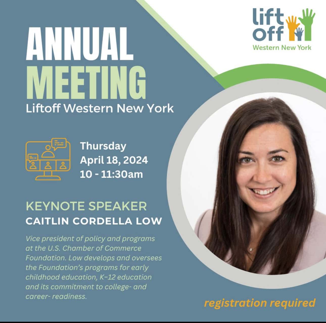 Liftoff 2024 Annual Meeting Keynote featuring Caitlin Cordella Low moderated by Rachel Bonsignore