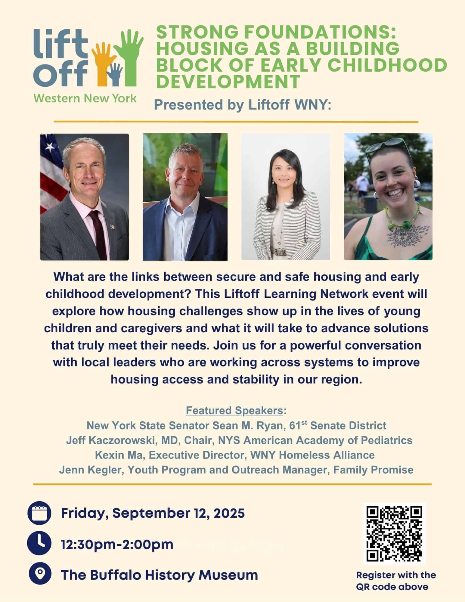 Liftoff Learning Network Presents: “Strong Foundations: Housing as a Building Block of Early Childhood Development”